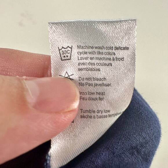 Chaser NWT Women's Medium Blue 100% Cotton Woodstock 1969 Rainbow Tank Top - Picture 6 of 8